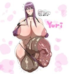 yuri (doki doki literature club) from doki doki literature club by 925kyohei