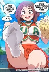 ochako uraraka from boku no hero academia by blue-senpai