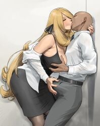 cynthia (pokemon) from pokemon by wasabishouyu