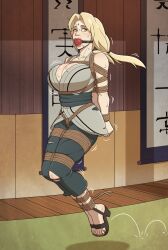 tsunade from naruto by skelebomb