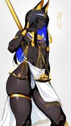 anubis from egyptian mythology by lihayato