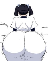 1girls ass ass_in_dress back_view big_ass bubble_ass bubble_butt demon_slayer huge_ass huge_butt kanzaki_aoi_(kimetsu_no_yaiba) kimetsu_no_yaiba momiji_(artist) thick_ass thick_thighs