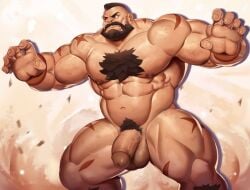zangief from street fighter by dsharp k