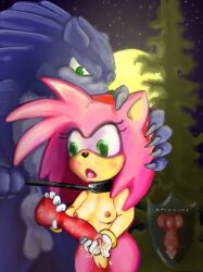 amy_rose canine_penis female interspecies knot knotalot leash_and_collar leash_pull male penis sonic_(series) sonic_the_hedgehog_(archie) sonic_the_hedgehog_(series) sonic_the_werehog