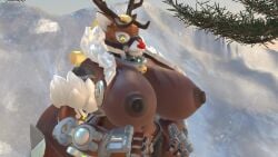 1girls 3d animated anthro anthro_only big_breasts breast breast_expansion breast_grab breasts breasts_out ckiii3d_(artist) female female_only huge_breasts humanoid hyper_breasts large_breasts mp4 no_humans orisa overwatch reindeer_orisa_(overwatch) robot smile solo solo_female sound top_heavy video