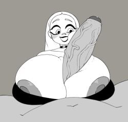 boobjob huge_breasts huge_cock moisty_melon nirami real_person titjob youtuber