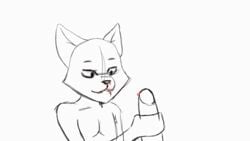 animated anthro cum feline fellatio handjob male mammal mrmick oral penis sex yaoi