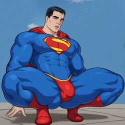 1boy avisgents clark_kent male male_focus male_only solo solo_focus solo_male superman superman_(clark_kent) superman_(series) tagme