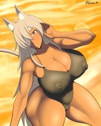 big_ass big_breasts big_butt catgirl ghislaine_dedoldia kurisu_dy mushoku_tensei mushoku_tensei:_isekai_ittara_honki_dasu