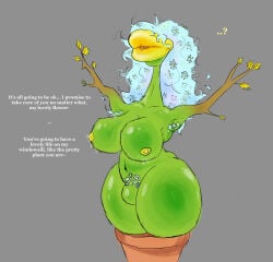 1girls :>= big_breasts big_lips big_lips_no_eyes breasts expansion female female_only fuckplant lactating lactation large_breasts long_lips plant plant_girl potted_plant succplant suck_and_fuck suckplant transformation tree_humanoid