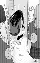 commentary_request cumming_into_toilet highres noa_cell public_masturbation public_restroom school_uniform squirting tagme translation_request