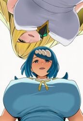 circle_ueponzu lana's_mother_(pokemon) large_breasts lusamine_(pokemon)