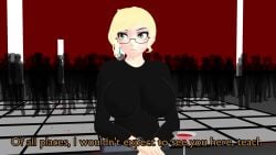 1boy1girl animated blonde_hair brown_hair cardin_winchester glynda_goodwitch rwby tagme theblackbirdcalls video