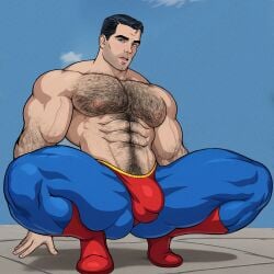 1boy avisgents clark_kent male male_focus male_only solo solo_focus solo_male superman superman_(clark_kent) superman_(series) tagme