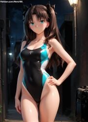 1girls 2d ai_generated areolae armpit bare_arms bare_legs bare_shoulders belly big_breasts bikini bikini_bottom bikini_top black_hair brown_hair chest curvy curvy_figure cute cute_face detailed eyelashes eyeshadow fate/grand_order fate/stay_night fate_(series) female female_only fit fit_female focus hair hair_highlights high_quality legs light-skinned_female light_skin lips lipstick makeup mascara medium_breasts nero100 outdoors outside pale-skinned_female pale_skin perky_breasts posing seductive seductive_look skinny skinny_female stable_diffusion swimsuit swimwear tagme teen teen_girl teenage teenage_female teenage_girl thighs thin_waist tohsaka_rin twintails