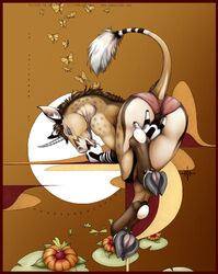 2007 anthro ass ecmajor equine female fingering hooves horse kirin masturbation okapi panties tail underwear