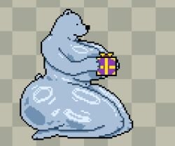 alternate_version_available anthro anthro_female anthro_only anthrofied ass ass_bigger_than_head bear bear_girl belly belly_button big_areola big_ass big_belly big_boobs big_breasts big_butt big_thighs blue_body blue_fur butt butt_bigger_than_head censored censored_breasts christmas_present curvaceous curvaceous_female curvaceous_figure curvy curvy_body curvy_female curvy_figure curvy_hips cyan_body cyan_fur feet fur furry furry_female furry_only grabbing_own_breast hand_on_breast holding_object humanoid hyper hyper_ass hyper_breasts hyper_butt hyper_thighs llama_maniac monster monster_girl npc oil oiled oiled_ass oiled_body oiled_breasts oiled_skin oiled_up oily oily_ass oily_body oily_breasts oily_skin paws pixel pixel_(artwork) pixel_art pixelated present shiny_ass shiny_body shiny_breasts shiny_butt shiny_skin shiny_thighs short_hair short_tail side_view sitting sitting_on_floor sprite sprite_art sprite_edit tail undertale undertale_(series) ursid