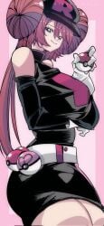large_breasts rosa_(pokemon) team_rocket