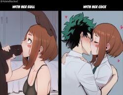 1girl2boys 1girls 2boys 2boys1girl :>= :o ai_generated assertive assertive_female big_boobs big_breasts big_dom_small_sub big_tits blowjob blowjob_face blowjob_gesture blush blushing boku_no_hero_academia boobs boyfriend boyfriend-girlfriend breasts brown_eyes brown_hair busty busty_female cheating cheating_female cheating_girlfriend cock_hungry cock_worship couple cuckold cuckolding curvaceous curvaceous_body curvaceous_figure curvy curvy_body curvy_figure dark-skinned_male dark_skin deep_blowjob deep_penetration deepthroat defeated defeated_heroine deku dominant dominant_female dominant_male enjoying face_fucking facefuck fellatio fellatio_face fellatio_gesture female female_focus femdom good_girl grabbing grabbing_head grabbing_penis green_eyes green_hair hand_on_head hand_on_penis hanging_breasts happy happy_couple happy_female happy_sex head_grab hero heroine high_school_student holding_head holding_penis horny horny_female indoor indoors interracial izuku_midoriya kiss kissing kneeling kneeling_oral_position larger_male licking light-skinned_female light_skin looking_at_partner looking_pleasured looking_up male male_focus male_human maledom malesub midoriya_izuku mouth_full_of_cock mouthful muscles muscular my_hero_academia narrow_waist naughty naughty_face netorare ntr ochako_uraraka on_knees oral oral_penetration oral_sex pale-skinned_female pale_skin penis_awe penis_in_mouth penis_out pleasure pleasure_face pleasured pleasured_face posing posing_for_the_viewer presenting provocative seductive seductive_look seductive_pose sex short_hair shorter_male size_difference slender_body slender_waist slim_waist sloppy sloppy_blowjob smaller_female smaller_male student submissive submissive_male sucking taken_from_behind taller_male teen teen_girl teenage teenage_female teenage_girl teenage_male teenager tits toned toned_body tyrone666 uncensored uraraka_ochako uravity wholesome wholesome_couple worship young_female young_male younger_female younger_male