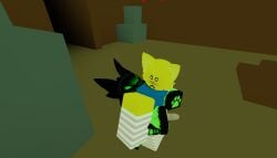 neko_noob noob noob_(roblox) protogen roblox robloxian surprise_sex thigh_sex thighjob top_view