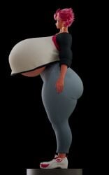 1girls 3d 3d_model ass big_ass big_breasts breasts earrings eigaka fat_ass female female_focus female_only fully_clothed giant_breasts gigantic_breasts huge_ass huge_breasts huge_thighs hyper hyper_breasts massive_ass massive_breasts nell_(eigaka) pink_hair short_hair solo tagme thick_ass thick_thighs underboob usukeninja video wide_hips