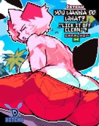 2026 ass breasts ditchu ditchu_(oc) ditchuart_(sfw) oc original_character pixel_(artwork) pixel_art tagme thighs topless topless_female