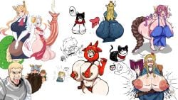 1futa 6+girls apron apron_only ass bent_over big_areola big_breasts blush breast_expansion breasts bubble_ass bubble_butt busty chilchuck_tims collaboration costume curvy curvy_figure dat_ass dragon dragon_costume dragon_futa dragon_girl dumptruck_ass dungeon_meshi enormous_ass enormous_breasts falin_touden fat_ass female futanari giant_ass giant_breasts gigantic_ass gigantic_breasts goodhorny69 hairy_pussy huge_areolae huge_ass huge_breasts hyper_breasts ilulu_(dragon_maid) izutsumi jiggling_ass laios_touden large_ass large_breasts marcille_donato massive_ass massive_breasts miss_kobayashi's_dragon_maid monster_costume nipple_piercing nipple_suspension_bikini nipples_visible_through_clothing piercing pubic_hair senshi_(dungeon_meshi) shinhyunxi shocked shocked_expression smacking_ass sushi_(yakisoba_010605) thick_ass venus_body voluptuous voluptuous_female wiggle_lines wobbling_ass yakisoba_010605