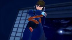 1boy 1girls 3d animated atlus big_breasts bouncing_breasts brown_hair captured cum cumshot dark-skinned_male evaan female harada_(harada4780) human human_female jiggle jiggle_physics jiggling_ass jiggling_thighs koikatsu light-skinned_female makoto_niijima persona persona_5 phantom_thief_suit sex tagme thick_thighs thigh_sex thighs video
