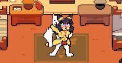 animated annoying_dog_(undertale) canine canine_penis cat_ears cat_girl deltarune deltarune_chapter_1 held_up hellescape holding moaning pixel_animation pixel_art rape_face raped_by_enemy raped_female sona spoofymaru tagme toby_fox twitter_username undertale undertale_(series) video youtuber_girl