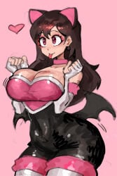 alternate_costume bat_ears bat_wings beautiful beautiful_girl big_ass big_breasts big_butt boots brown_eyes brown_hair chestplate cosplay cute cute_face female female_focus female_only ffvii final_fantasy final_fantasy_vii huge_ass latex latex_clothing latex_legwear long_hair rouge_the_bat rouge_the_bat_(cosplay) saiykik tagme thick_hips thick_thighs tifa_lockhart tongue tongue_out video_game_character wide_hips