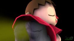 3d 3d_animation animal_crossing ass ass_focus black_background black_eyes brown_hair fart fart_cloud fart_fetish farting_at_viewer gray_pants human looking_at_viewer looking_back looking_pleasured male male_focus male_only pushing_hard red_shirt sfm sound source_filmmaker tacko_sfm tagme teasing teasing_viewer video villager villager_(animal_crossing)