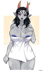 big_breasts breasts chabyr_scylah_(yaridovich23) fantroll female homestuck simmsy tagme