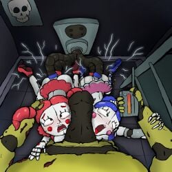 absurd_res ahe_gao anal anal_sex baby_(fnafsl) ballora ballora_(fnafsl) blush circus_baby circus_baby_(fnaf) controller cross-eyed double_penetration duo electrocution electrostimulation father_and_daughter female first_person_view five_nights_at_freddy's five_nights_at_freddy's:_sister_location five_nights_at_freddy's_3 forced group hi_res holding_head humanoid incest lightning looking_pleasured male male/female penetration penile penis_worship pornwhal pov rape remote_control scottgames sex sister_location springtrap springtrap_(fnaf) trio vaginal_penetration video_games