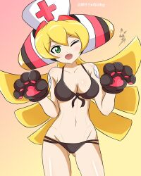 bikini cinnamon_gaudille m11xgirby mega_man mega_man_x swimsuit tagme