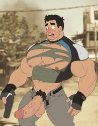 chris redfield from resident evil by headingsouth