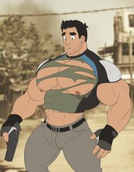 chris redfield from resident evil by headingsouth