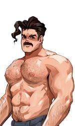 abs daddy dilf hairy jesse_adriano male male_focus male_only mr._saguaro muscles muscular muscular_male npc_trainer pecs pokemon pokemon_sv