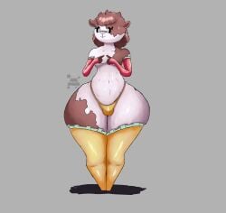 ass big_ass big_butt bubble_ass bubble_butt femboy furry girly gothicc_komy_(artist) shy thick_ass thick_thighs