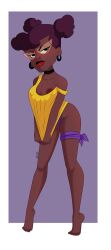 1girls april_o'neil april_o'neil_(rise_of_the_tmnt) areola_slip areolae breasts brown_hair bunbunmuffinart dark-skinned_female dark_skin earrings female female_focus female_only nickelodeon nipple_slip nipples no_bra rise_of_the_teenage_mutant_ninja_turtles skinny standing teenage_mutant_ninja_turtles teenager thin thin_female young younger_female