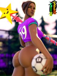 1girls aline_(fortnite) ass big_ass big_butt bubble_ass bubble_butt female_only fortnite fortnite:_battle_royale poised_playmaker sixser solo solo_female