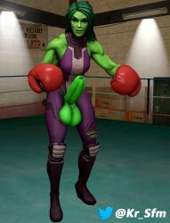 1girls 3d big_balls big_penis boxing boxing_gloves boxing_ring clothed club_shaped_penis dick dickgirl foreskin fortnite fortnite:_battle_royale futa_only futanari gloves green_skin kr_sfm large_penis looking_at_viewer marvel marvel_comics penis red_boxing_gloves red_gloves self_upload she-hulk solo source_filmmaker uncircumcised