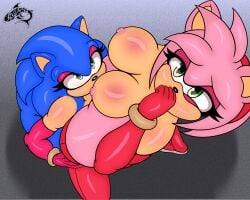 2022 2girls 4k amy_rose ass boobs breasts butt female female/female female_focus female_only hd hi_res high_resolution multiple_girls naked naked_female nipple_piercing nipples nude nude_female nudity piercings renegade-157 rule_63 sega sex sonic_(series) sonic_the_hedgehog sonic_the_hedgehog_(series) sonique_the_hedgehog