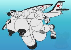 aircraft airplane anthro big_breasts big_penis black_lips black_nipples black_penis breasts digital_drawing_(artwork) digital_media_(artwork) evilfoxyfull futa_focus futa_only futanari genitals giant_panda gynomorph hand_on_breast hi_res huge_cock humanoid_genitalia humanoid_penis hyper hyper_genitalia hyper_penis intersex jess_(evilfoxyfull) lips living_aircraft living_machine living_vehicle machine mammal muscular muscular_gynomorph muscular_intersex nipples penis red_eyes red_star simple_background solo star ursid vehicle wheel white_body white_breasts white_penis