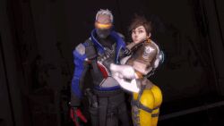 1boy 1girls 3d animated ballbusting blizzard_entertainment cbt cock_and_ball_torture crotch_hit crotch_kick crotch_shot female kick kick_in_the_balls kick_in_the_nuts kicking knee_attack nutshot overwatch soldier_76 throbb77 tracer