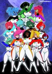 atomickingboo original original_character original_characters oc ocs the_space_angels mindi_tygerson macy_atomix alison_rose margaret_cray shiki_(the_space_angels) susan_ghoel magnolia_rogers lou_lou 5n-g31 angela_gears avery_gears avalyn_storm miri_(the_space_angels) sadie_flora 12girls 6+girls female female_only group clothing clothed fully_clothed clothed_female fully_clothed_female full_body suit spacesuit bodysuit body_suit full_body_suit gloves boots heels heel_boots glasses earrings ear_piercing ear_ring earring piercing piercings pierced_ears breasts big_breasts ass big_ass thighs thick_thighs light_skin light-skinned_female dark_skin dark-skinned_female green_skin green_body green-skinned_female blue_body blue_skin blue-skinned_female robot robot_girl robot_humanoid android android_girl gynoid machine machine_girl alien alien_girl alien_humanoid green_hair green_hair_female green-haired_female purple_streak blue_hair blue_hair_female blue-haired_female pink_hair pink_hair_female pink-haired_female orange_hair orange-haired_female orange_hair_female yellow_hair yellow_hair_female yellow-haired_female black_hair black_hair_female black-haired_female multicolored_hair ombre_hair brown_hair brown-haired_female brown_hair_female brunette brunette_hair brunette_female pink_streak 3_eyes antennae_(anatomy) antennae pointy_ears mole mole_under_eye blonde_hair blonde_female blonde blonde-haired_female blonde_hair_female pseudo_hair tentacle tentacles tentacle_hair leaf leaves leaf_hair freckles freckles_on_face freckled_face white_eyes white_eyes_female white-eyed_female black_iris pupilless_eyes ghost ghost_girl ghost_hair pose posing posing_for_the_viewer seductive seductive_look seductive_smile seductive_eyes seductive_pose seductive_mouth seducing seductive_body seductive_gaze seduction hair_over_one_eye ponytail slime slime_girl slime_monster slime_(substance) slime_hair 2d 2d_(artwork) 2d_artwork digital_media_(artwork) pinup artist_name group_shot 2026