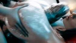3d big_breasts edi femshep futa_on_female futa_with_female futanari huge_cock mass_effect redhead rigid3d titfuck