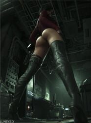 1girls ada_wong ada_wong_(adriana) asian asian_female ass ass_focus asscheeks asshole black_gloves bubble_ass bubble_butt buttcheeks caked_up exposed_anus fat_ass female_only gloves high_heel_boots leather_gloves looking_at_viewer looking_back lunex3d paag resident_evil resident_evil_4 resident_evil_4_remake solo_female sweater_dress thigh_high_boots under_view upshot view_from_below