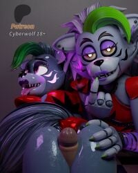 3d 3d_render blender blender_(software) coolioart cyberwolf cyberwolf200518 five_nights_at_freddy's five_nights_at_freddy's:_security_breach human render roxanne_wolf_(coolioart) roxanne_wolf_(fnaf) scottgames steel_wool_studios straight