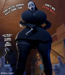 ghostface from epic games by apokailypseart
