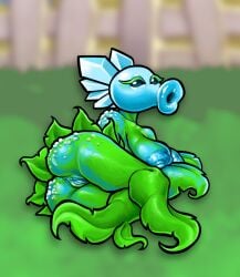 ass boobs boobs_out cheeks female high_quality high_resolution highres ice peashooter_(pvz) plants_vs._zombies plants_vs_zombies snow_pea_(pvz) tagme thick_lips waneczka228